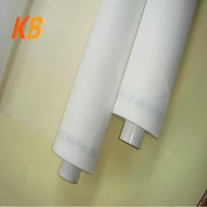 Skrin Mesh Percetakan 100% Poliester Untuk Percetakan Tekstil / Kaca / PCB / Seramik